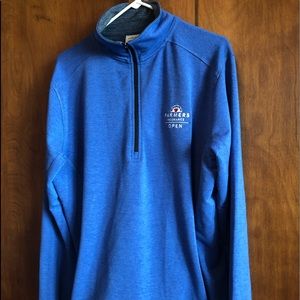 Farmers Insurance pullover 3/4 zip